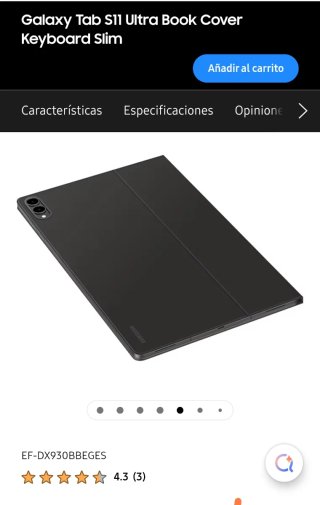 Funda Teclado Samsung EF-DX930 Tab S11 Ultra
