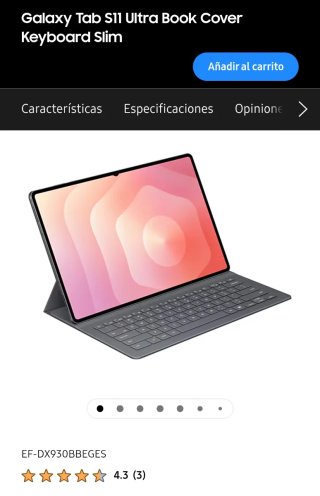 Funda Teclado Samsung EF-DX930 Tab S11 Ultra