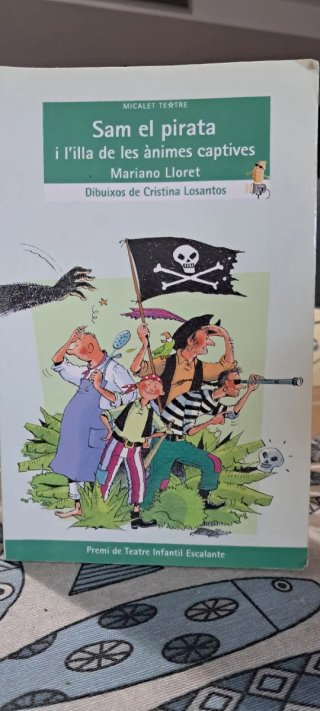 Libro Sam el pirata i l'illa de les ànimes captive