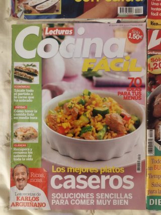 Revistas cocina y dvd master 24