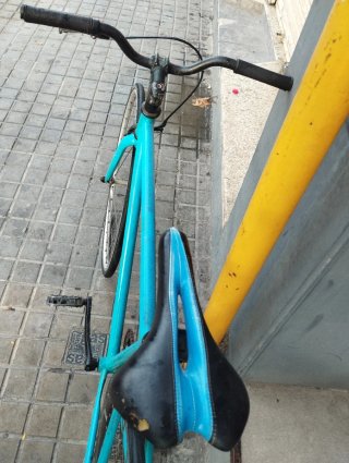 Bicicleta Fixie Azul