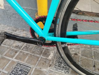 Bicicleta Fixie Azul