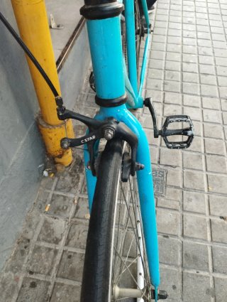 Bicicleta Fixie Azul