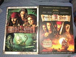 Piratas del Caribe DVDs Edición Especial