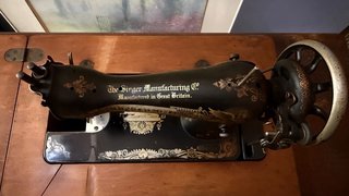 Máquina de coser Singer antigua