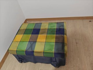 Cama Plegable Tapizada en muy buen estado