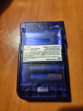 Game Boy Pocket Azul Transparente
