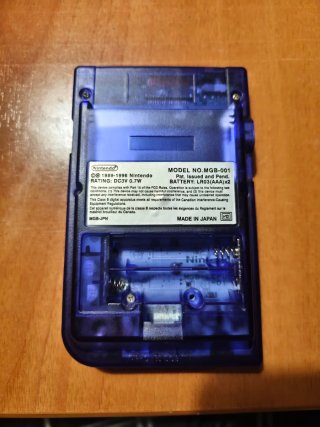 Game Boy Pocket Azul Transparente