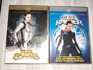 Lote 2 DVDs Tomb Raider Edición Coleccionista