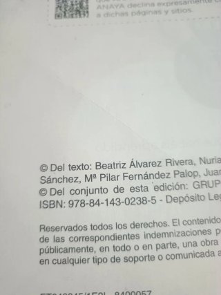Libro matemáticas 5° primaria editorial Anaya.