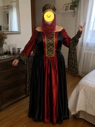 Disfraz Marquesa Medieval Talla 54
