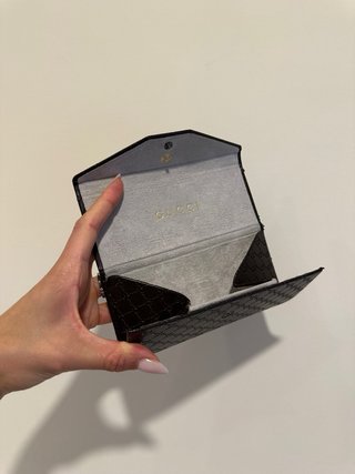 Estuche Gafas Plegable Gucci Marrón