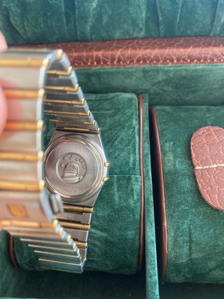 Omega Constellation Reloj Oro y Plata