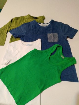 Lote 4 Camisetas Niño Talla 4/6