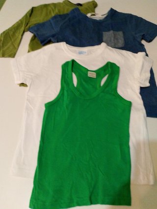Lote 4 Camisetas Niño Talla 4/6