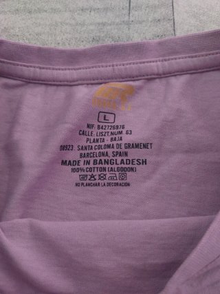 Camiseta Morada Talla L La Beauté de Amour