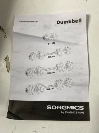 : Mancuernas Ajustables SONGMICS 10kg