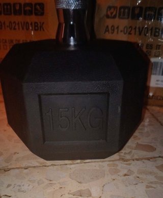 2 Mancuernas Hexagonales 15 kg