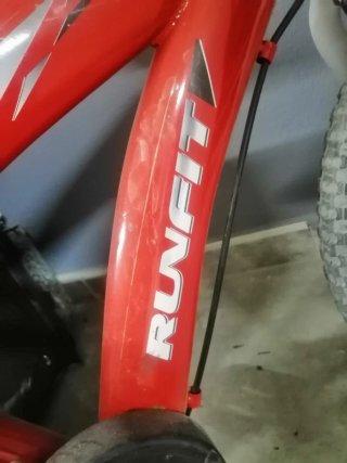 Bicicleta infantil roja RUNFIT