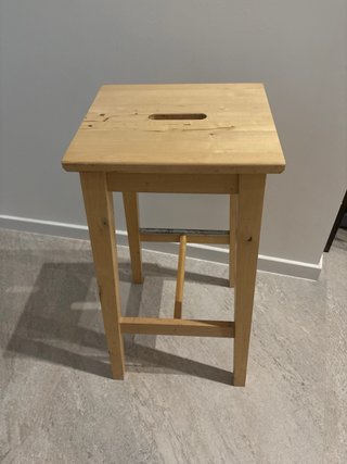 Taburetes altos de madera Ikea (4 unidades)