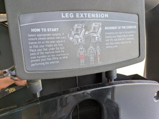 Máquina Technogym Extensión Cuádriceps