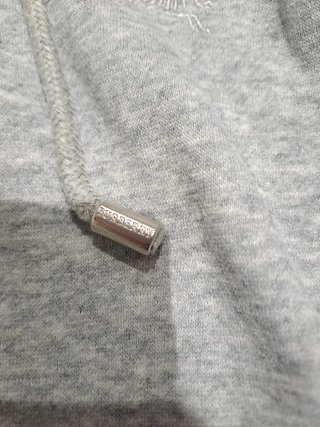 Chaqueta Burberry Gris con Capucha