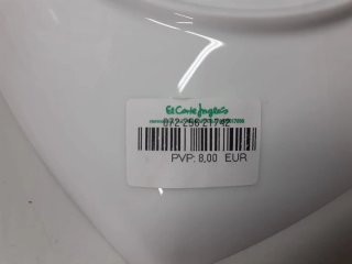 Vajilla porcelana blanca 36 pieza