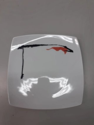 Vajilla porcelana blanca 36 pieza