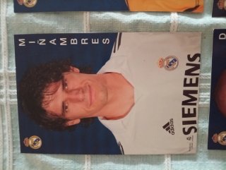 4 Postales Futbolistas Real Madrid. 2005-2006.