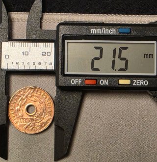 Moneda 25 céntimos España 1938 Cobre