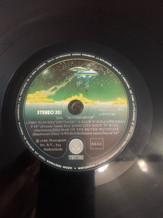 Vinilo Dio Intermission