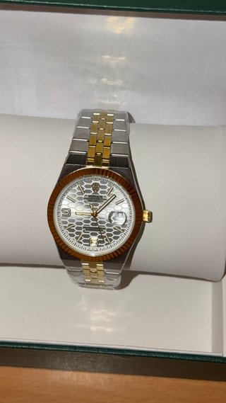 Reloj elegante Automático Oro y Plata NUEVO