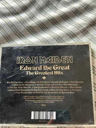 Iron Maiden Edward the Great Greatest Hits CD