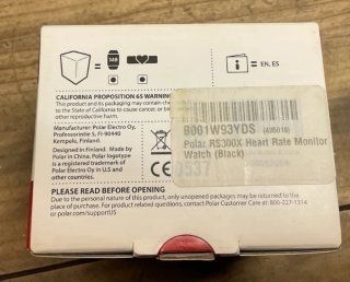 Polar RS300X Monitor de Ritmo Cardíaco