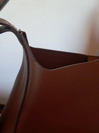 Bolso shopper marrón