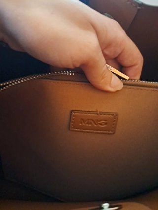 Bolso shopper marrón