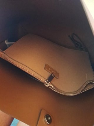 Bolso shopper marrón
