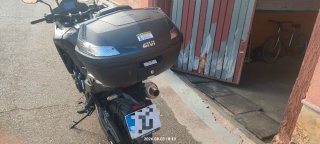 Honda Transalp 750 Negra