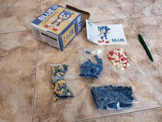 Caja Juguete Sonic Blue Lightning