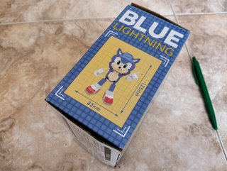Caja Juguete Sonic Blue Lightning
