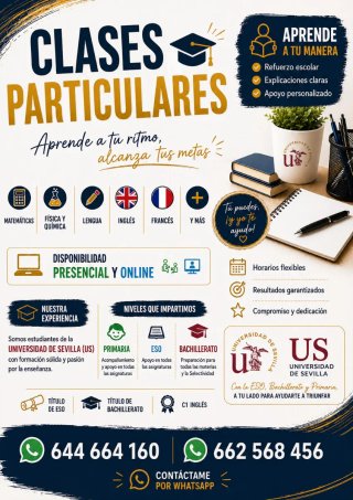 Ofrecemos clases particulares