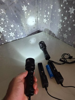 Pack completo de 2 Linternas de buceo 1000lm