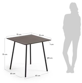 Mesa Kave Home Mathis Negra