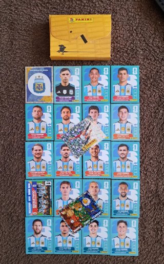 Lote Selección Argentina Panini Mundial Fifa 2026.