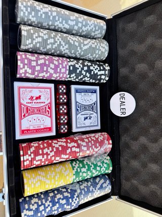 Maletín Póker Aluminio 300 Fichas