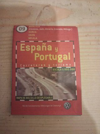 Mapa España y Portugal Carreteras y Turismo