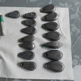 Plomadas de pesca variadas