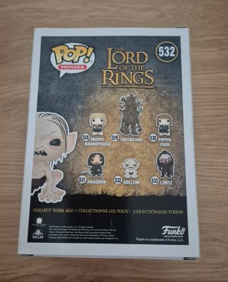 Funko Pop! 532 Gollum El Señor de los Anillos Chas