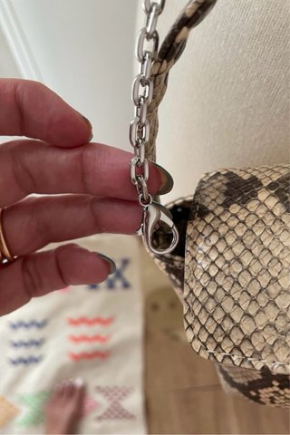 Bolso Mango Piel Serpiente