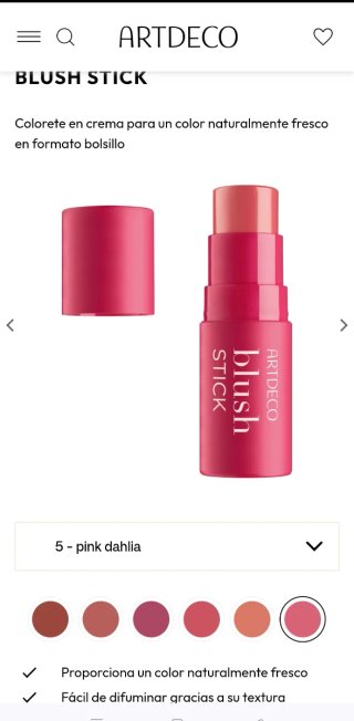 Colorete ARTDECO gel.ly Blush Stick